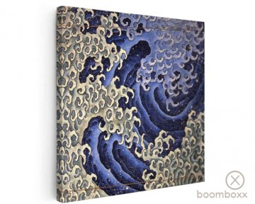 Bearbrick katsushika hokusai masculine waves 400 famous painting