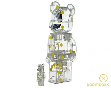 Bearbrick sr a 2nd ver by samuel ross 400 and 100 achterkant