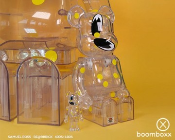 Bearbrick sr a 2nd ver by samuel ross 400 and 100 artist impression