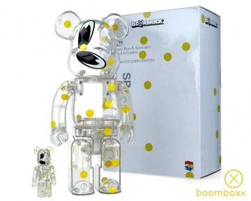 Bearbrick sr a 2nd ver by samuel ross 400 and 100 met doos