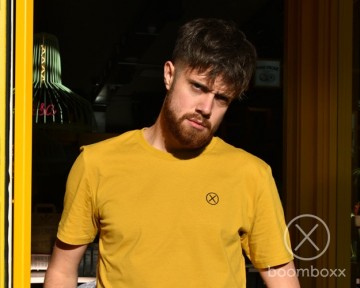 Boomboxx basixx t shirt ochre bsxx chr 20 fotoshoot