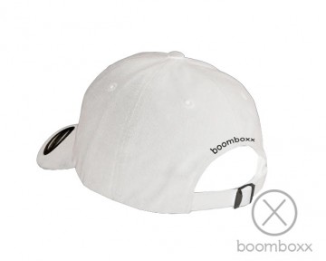 Boomboxx basixx white logo cap bsxx whtlogo 20 backside