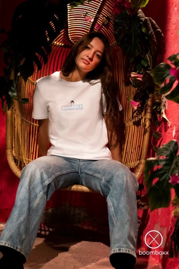 Boomboxx limited x protege collab t shirt white