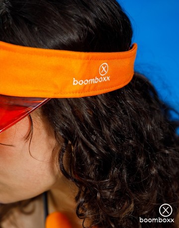 Boomboxx sun visor orange bmbxx sunvsr07 fotoshoot 3
