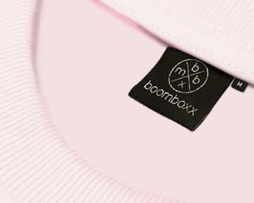 Boomboxx supply logo carrier t shirt bmbxx26917pnk pink neklabel