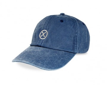 Boomboxx vintage cap denim voorkant wntg09dnm