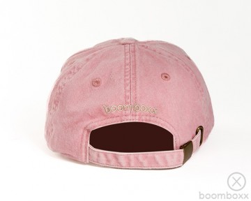 Boomboxx vintage cap dusty pink achterkant logo vntg01dstpnk