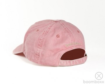 Boomboxx vintage cap dusty pink achterkant vntg01dstpnk