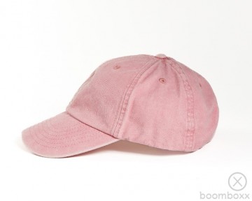Boomboxx vintage cap dusty pink zijkant vntg01dstpnk