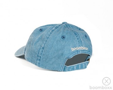 Boomboxx vintage cap light denim achterkant vntg08lghtdnm