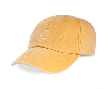 Boomboxx vintage cap mustard voorkant vntg02mstrd