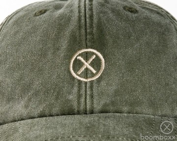 Boomboxx vintage cap olive zoom vntg03lv