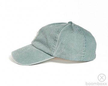 Boomboxx vintage cap sage green zijkant vntg07sggrn