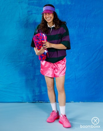 Boomboxx zonneklep paars bmbxx sunvsr04 fotoshoot 5