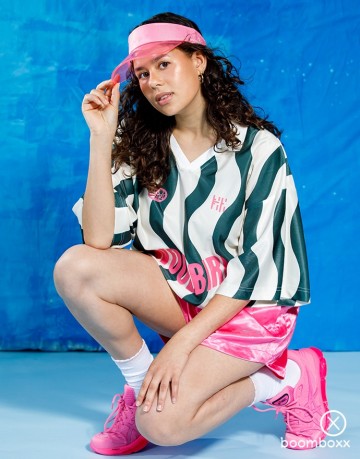 Boomboxx zonneklep roze bmbxx sunvsr 02 fotoshoot 3