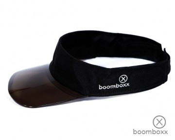 Boomboxx zonneklep zwart bmbxx sunvs05 zijkant