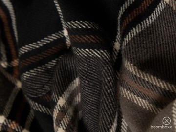 Brixton bowery flannel black charcoal 01213 bkcpc zoom 3