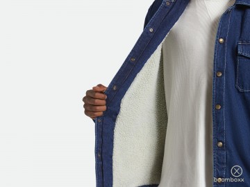 Brixton durham sherpa lined denim jacket 03362 mdwhd fotoshoot 4