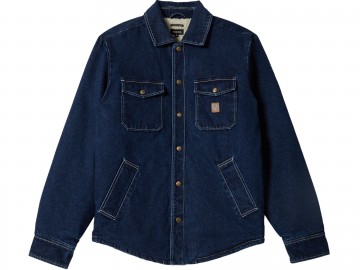 Brixton durham sherpa lined denim jacket 03362 mdwhd
