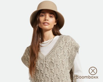 Brixton elle felt bucket sand wool 11714 sand fotoshoot