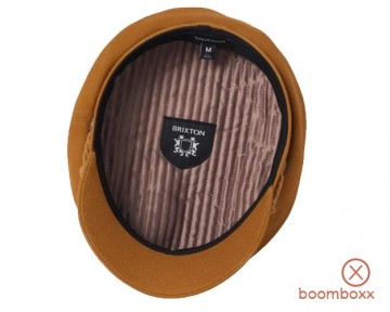 Brixton fiddler cap golden brown 10772 gldbn inside