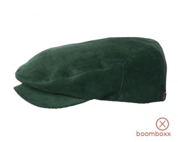 Brixton hooligan flat cap cord pine needle 10771 pnend side