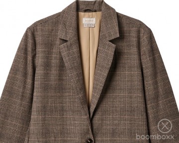 Brixton manhattan blazer cream houndstooth 03449 brcrh zoom