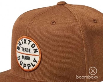 Brixton oath iii snapback pinecone brown 10777 pncbn zoom