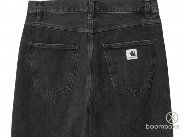 Carhartt  wip women brandon pant black stone wash i035892890603 achterkant zoom