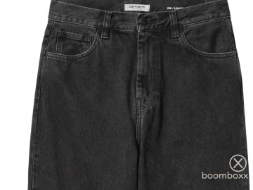 Carhartt  wip women brandon pant black stone wash i035892890603 voorkant zoom
