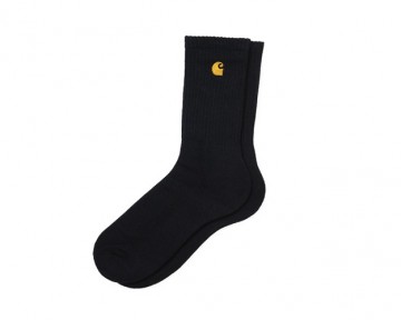 Carhartt chase socks black gold i02942100fxx06
