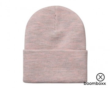 Carhartt wip acrylic watch hat glassy pink heather i0201751taxx06 backside