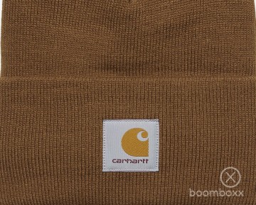 Carhartt wip acrylic watch hat hamilton brown i020222hzxx06 zoom