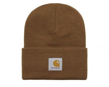 Carhartt wip acrylic watch hat hamilton brown i020222hzxx06