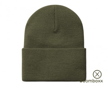 Carhartt wip acrylic watch hat office green i020222666xx06 backside
