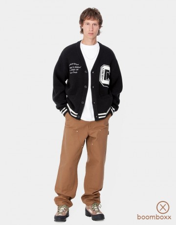 Carhartt wip brown duck cardigan black wax i033862k02xx03 fotoshoot 3