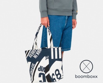 Carhartt wip canvas graphic tote marina print i0315971hmxx06 photoshoot