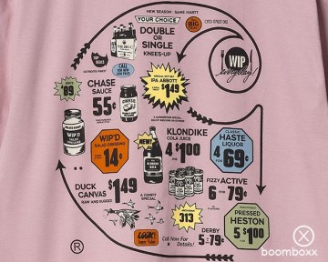 Carhartt wip cataloque c logo t shirt hortensia i0347612psxx03 achterkant zoom