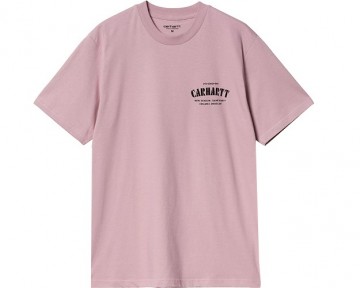 Carhartt wip cataloque c logo t shirt hortensia i0347612psxx03