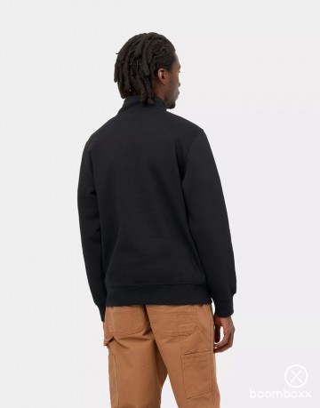 Carhartt wip chase half neck zip black i03366500fxx03 fotoshoot 2