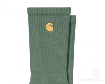 Carhartt wip chase socks silver pine i0294212noxx06 zoom