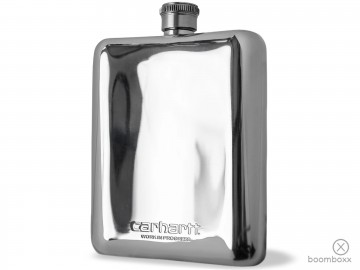 Carhartt wip clover flask silver stainless steel i03624995xx060 achterkant