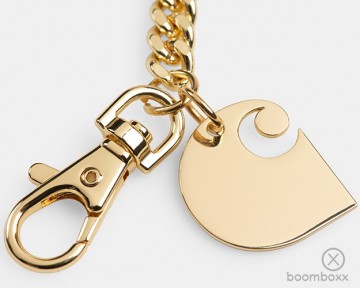 Carhartt wip cuban link keychain gold i0345803kxx06 zoom 2