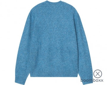 Carhartt wip curtis sweat tangled angelite i0353943b2xx03 achterkant