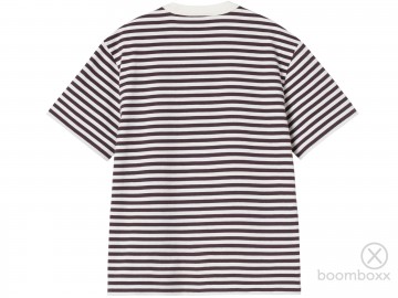 Carhartt wip dames ezra t shirt cozy purple wax i0363433ktxx03 achterkant