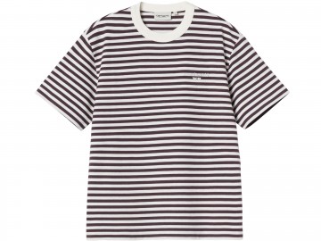 Carhartt wip dames ezra t shirt cozy purple wax i0363433ktxx03