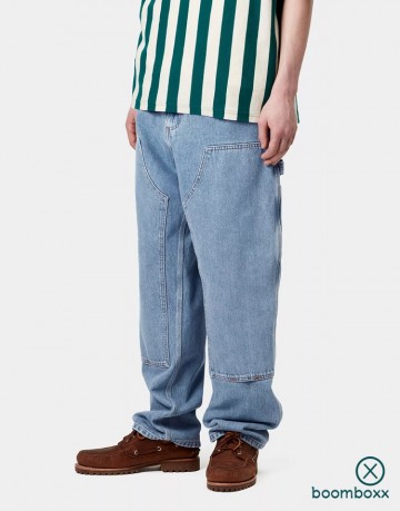 Carhartt wip double knee pant heavy stone bleached i03269901a3 fotoshoot 3