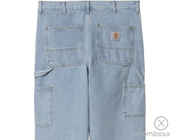 Carhartt wip double knee pant heavy stone bleached i03269901a3 zoom backside