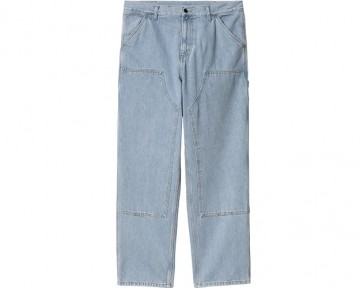 Carhartt wip double knee pant heavy stone bleached i03269901a3