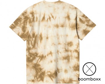Carhartt wip global t shirt dusty h brown natural i0302000vcxx03 backside